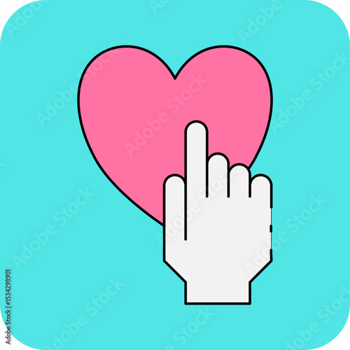 Love single icon vector illustration