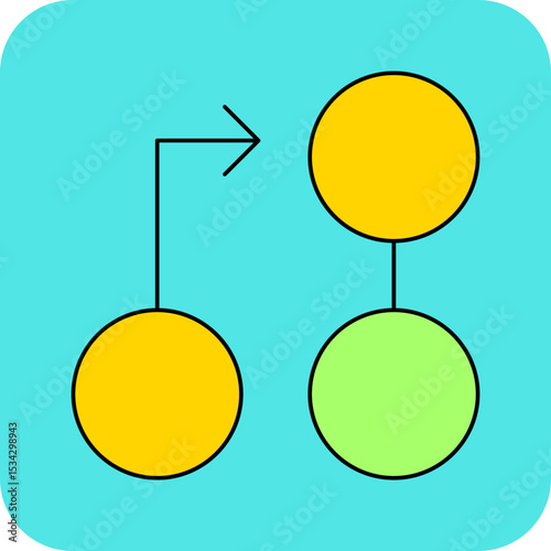 Network single icon vector illustration