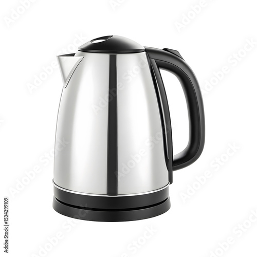 Electric kettle isolated on a transparent background