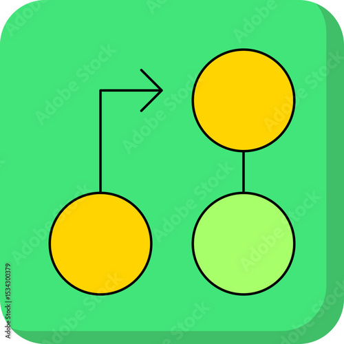 Network single icon vector illustration