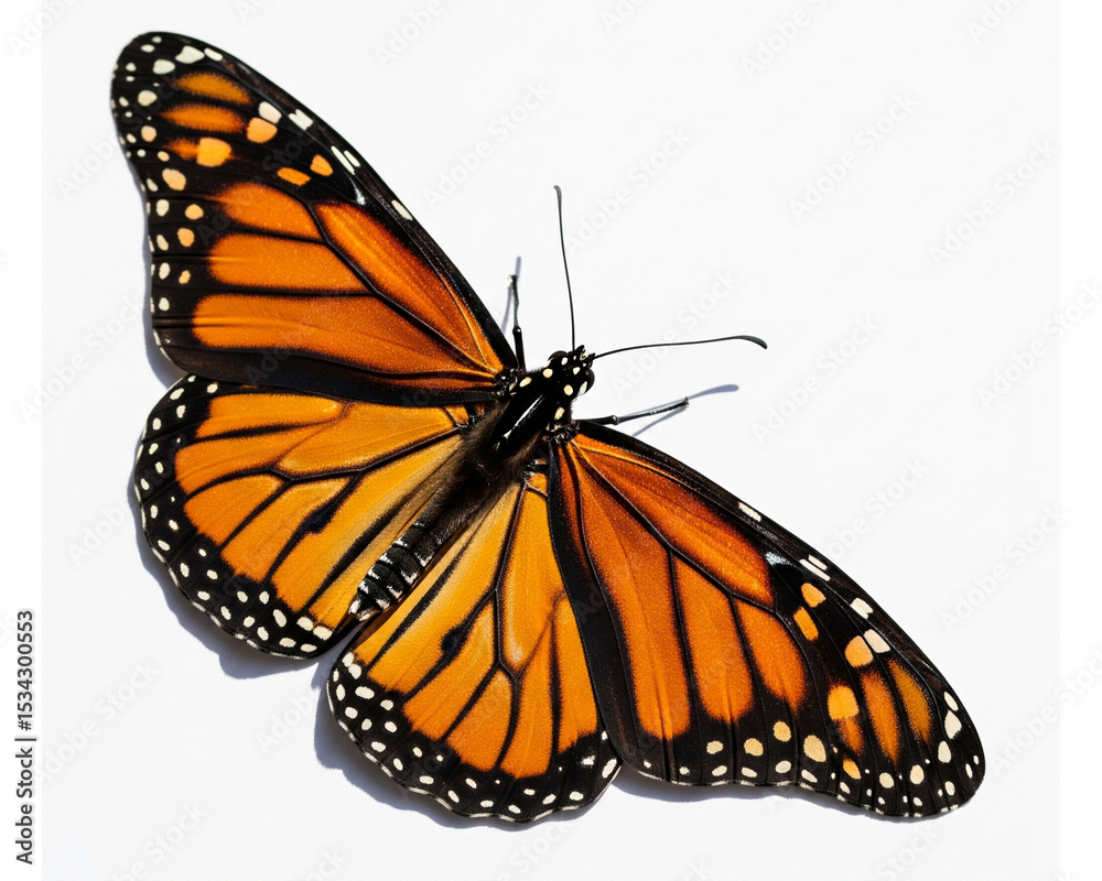 Fototapeta premium butterfly on a white background