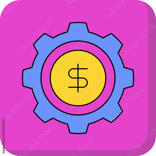 Setting single icon vector illustration