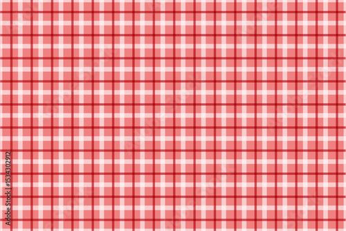 Checkered background hand drawn plaid in peach color. Checkered blanket
