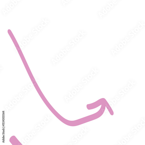 Playful Hand-Sketched Arrow Clipart