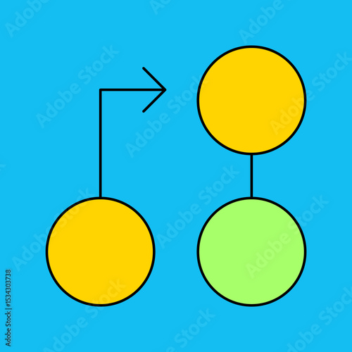 Network single icon vector illustration