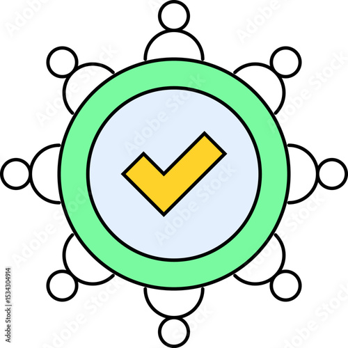 Connections single icon vector illustration