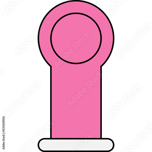 Dildos single icon vector illustration