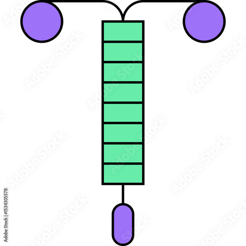 Tapons single icon vector illustration