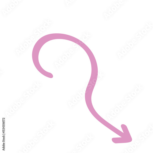 Cartoon Style Arrow Rotation