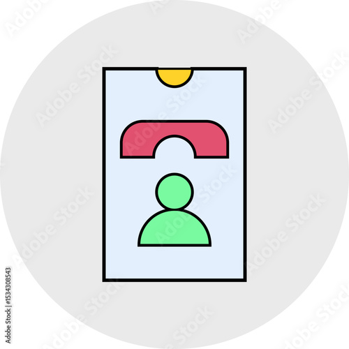 Call single icon vector illustration