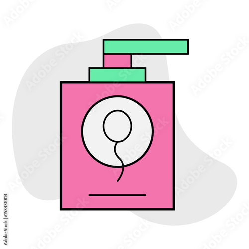 Perfume single icon vector illustration