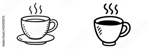 Enjoying warm beverages in cozy cups at a cafe during a relaxed afternoon with friends