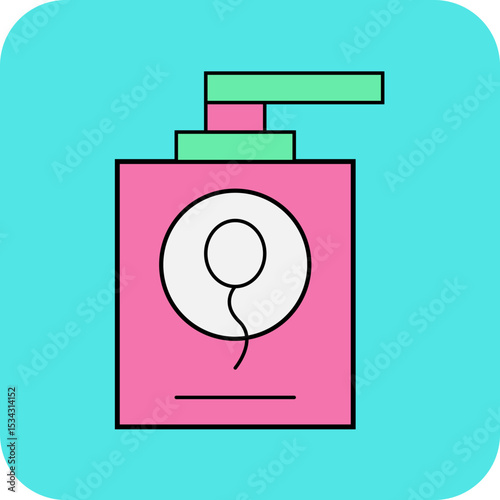 Perfume single icon vector illustration