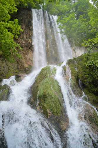 Beautiful Skakavac waterfall in full strenght, Jankovac, Croatia