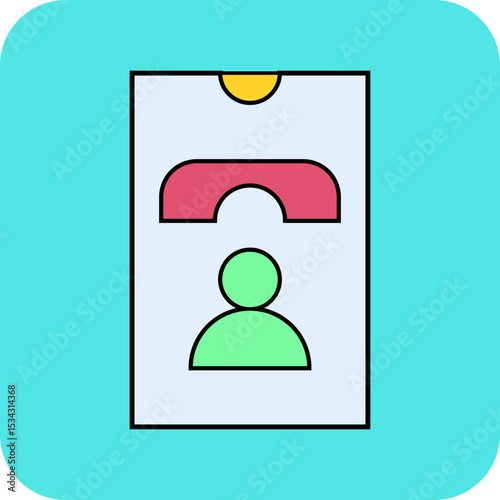 Call single icon vector illustration