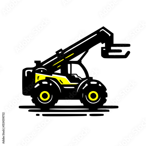 A truck-mounted mobile crane, used for various lifting tasks on different sites