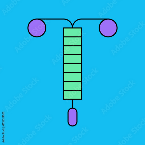 Tapons single icon vector illustration