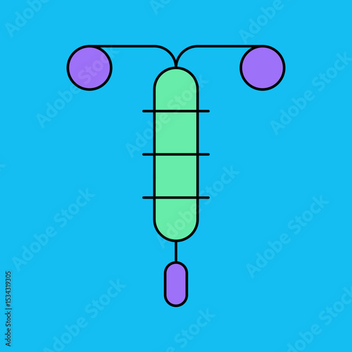 Tapon single icon vector illustration