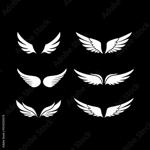 6 pairs of fantasy flight wings