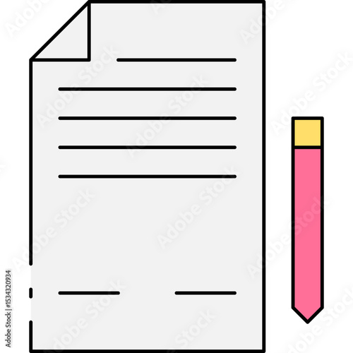 Edit single icon vector illustration