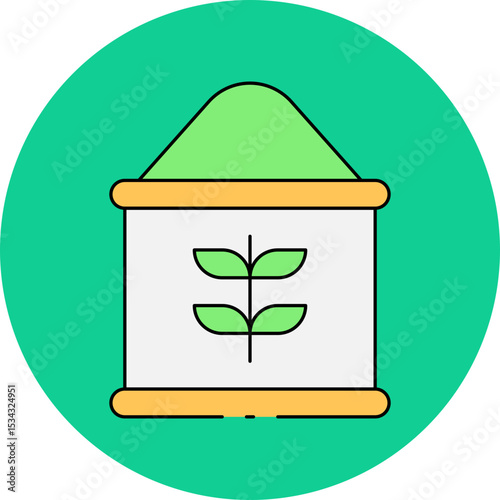 Feed single icon vector illustration