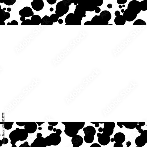 Ink Splash Line Frame Border