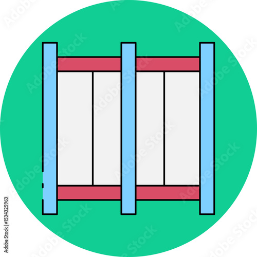 Roads single icon vector illustration