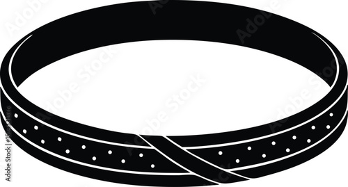  bangles separator silhouette vector