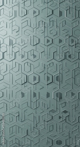 Geometric Hexagon Pattern Texture - Subtle 3D Relief