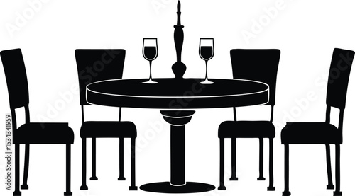 restaurant dining table set