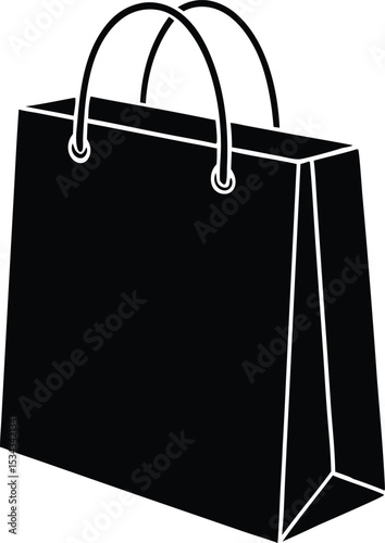 shopping bag isolated on white