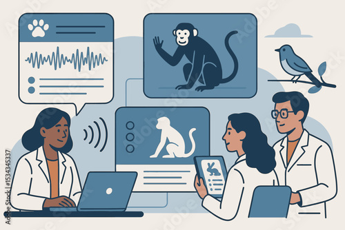 Scientists studying animal speech and behavior using digital tools