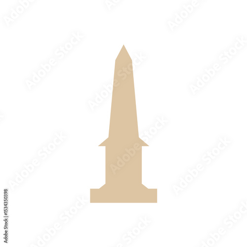 Monument icon symbol. Vector design elements 