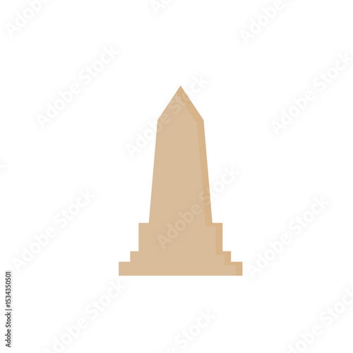 Monument icon symbol. Vector design elements 