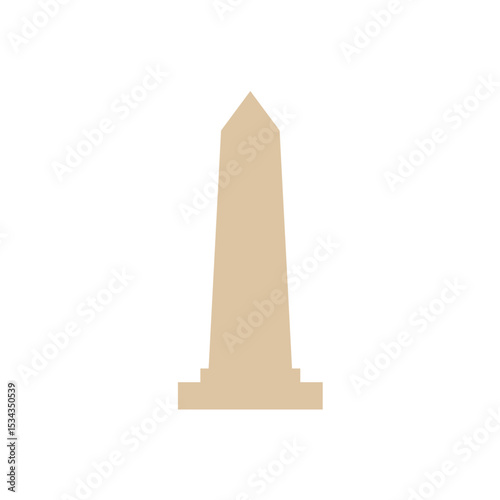 Monument icon symbol. Vector design elements 