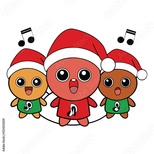 Joyful voices rise in harmony as the Christmas chorus sings festive carols, spreading warmth, cheer, and holiday spirit to all who gather to listen.
