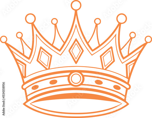 royal crown vector illustration
