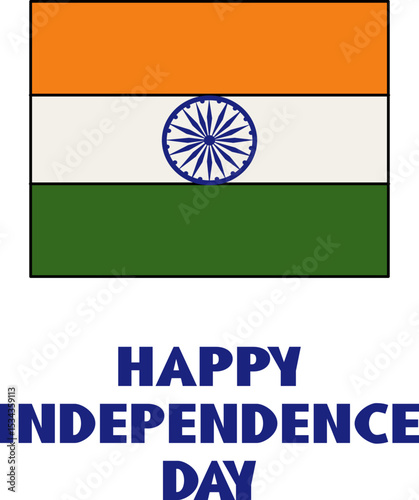 india flag button