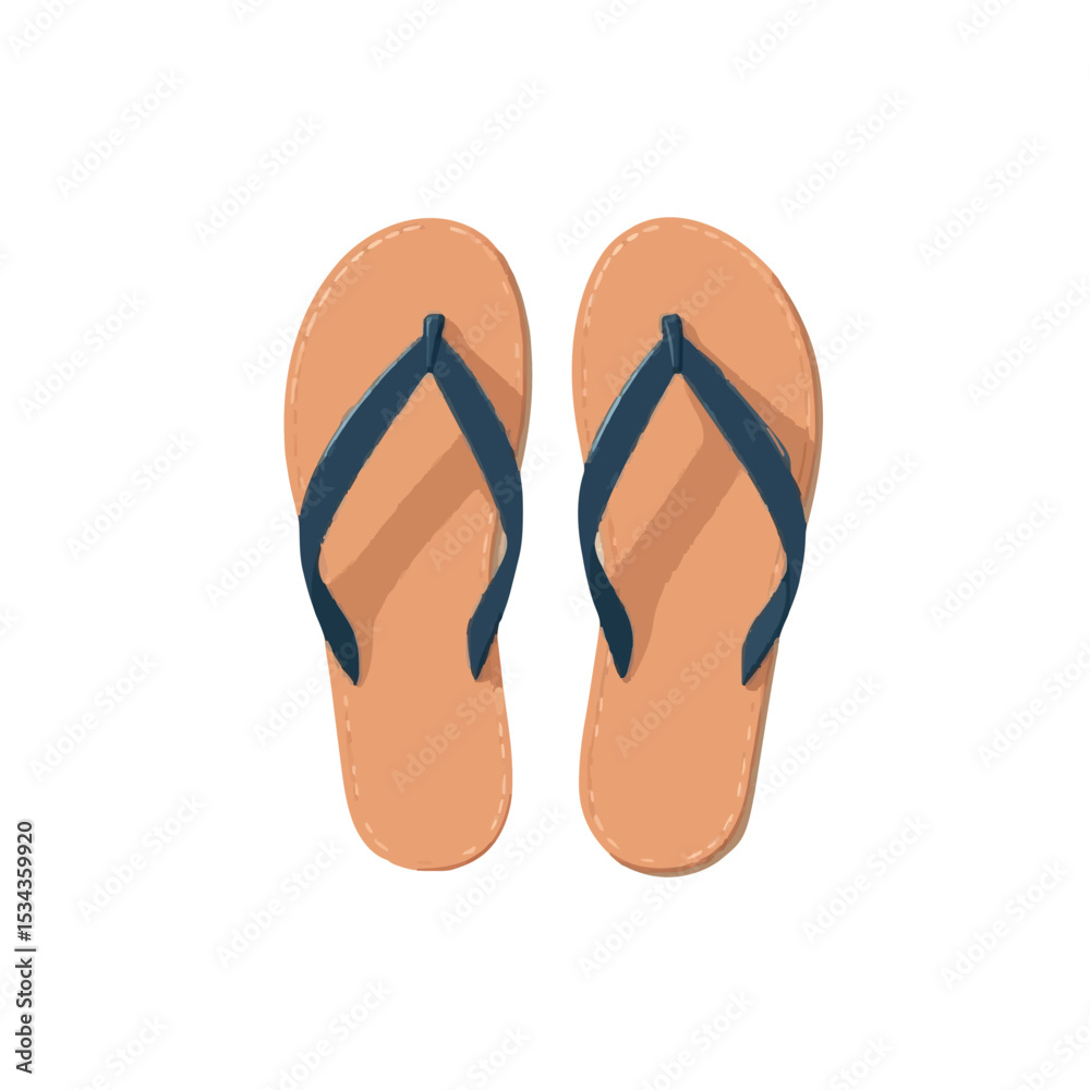 flip flops vector illustration flip flops vector illustration