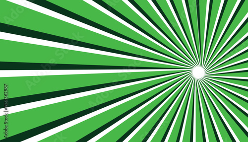 Green Sun Rays Sunbeam Background 