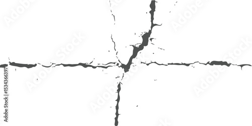 Minimalist Abstract Crack Texture – Realistic Wall Fracture Design on White Background for Modern Visuals.Aged White Wall with Cracks – Vintage Grunge Texture Pattern Ideal for Backgrounds, Flyers, Po