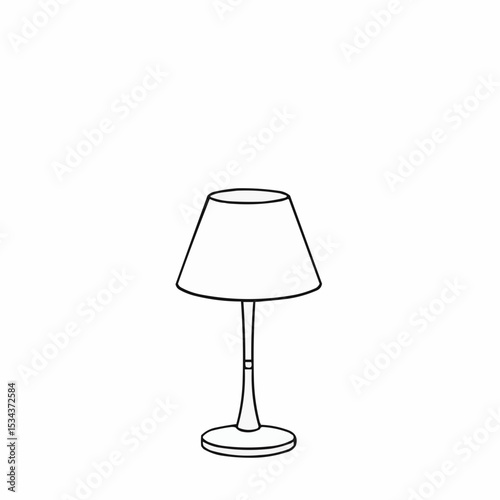 A table lamp.