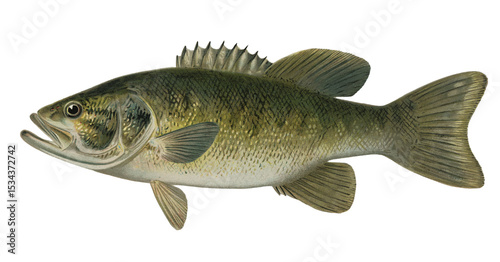 Papier peint Sea Bass Illustration