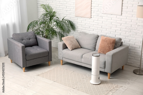 Interior of living room wit...