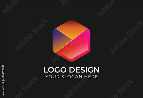 Abstract Modern Minimalist logo design, Vector illustration