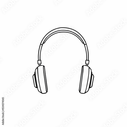 Overhead headphones.