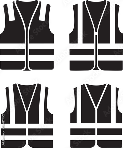 Safety Vest icon vector illustration