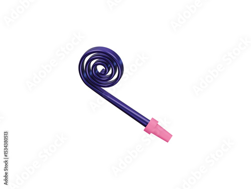 party blower icon 3d illustration render