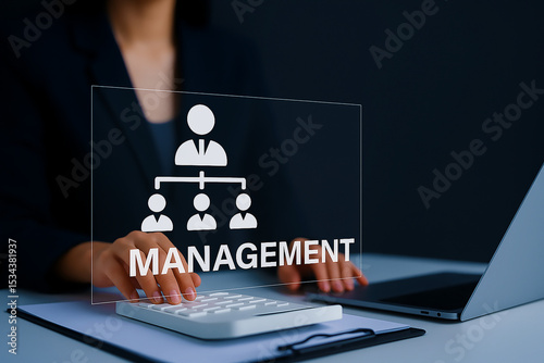 Management, Interface introduces core management tasks: planning, organizing, leading, and controlling—user explores how managers drive business success.