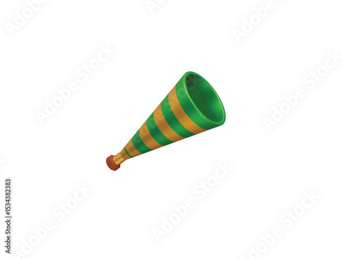 party horn icon 3d illustration render